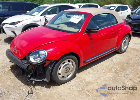 2013 Volkswagen Beetle 2.0T из США, поврежденный, VIN 3VW7A7AT5DM801567